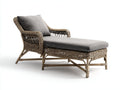 Tumbonas de ratán sintético 200 x 75 x 85 cm - Gris y beige - Diseño ergonómico para exterior